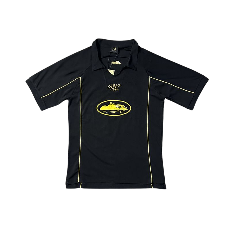 CORTEIZ BLACK YELLOW POLO