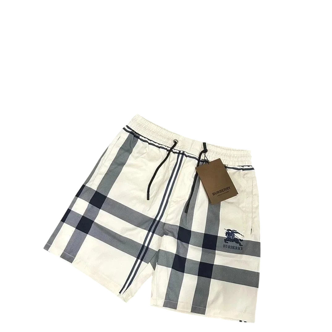 BURBERRY CREAM SHORTS