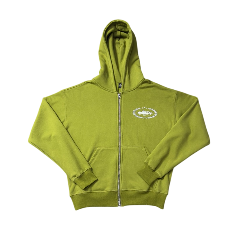 CORTEIZ GREEN ALCATRAZ ZIP UP