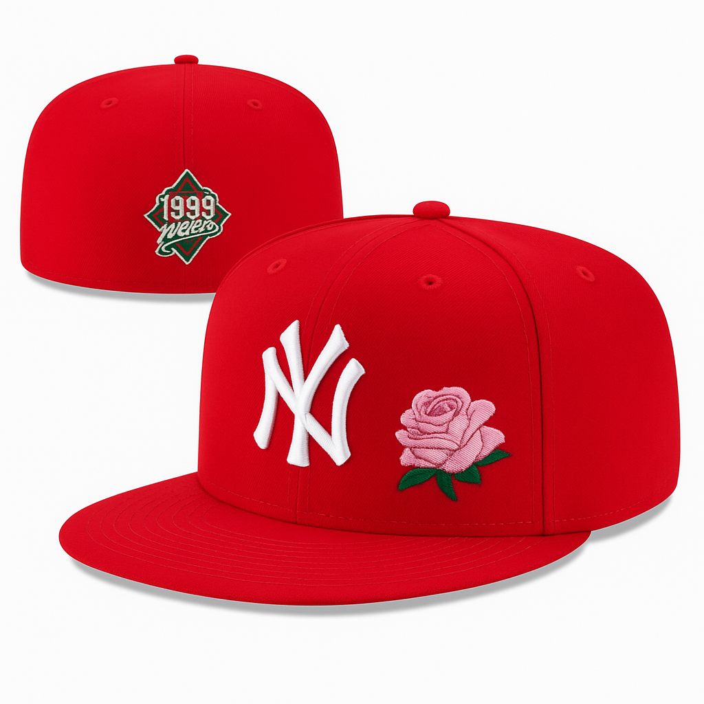 NY ROSE FITTED CAP