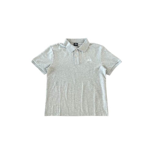 STUSSY POLO GREY