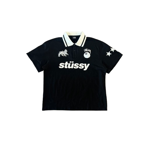 STUSSY PRINT SHIRT BLACK