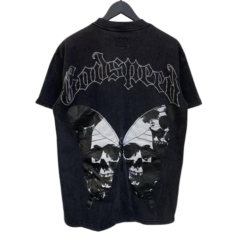 GODSPEED BUTTERFLY SKULL BLACK
