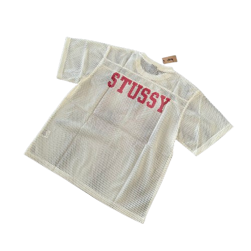 STUSSY WHITE SHIRT LOGO
