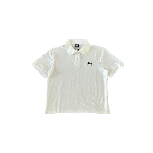 STUSSY POLO WHITE