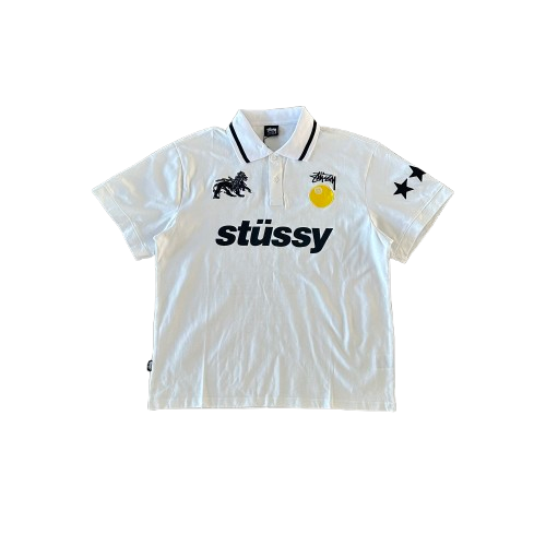 STUSSY PRINT SHIRT WHITE