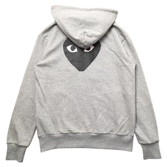 CDG HOODIE GRAY