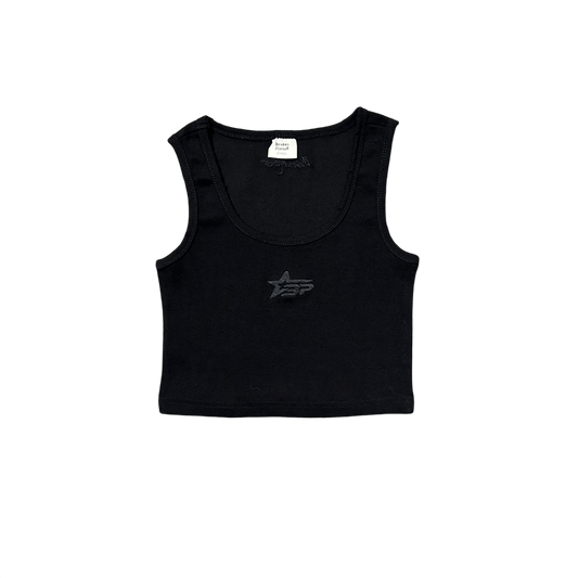 BROKEN PLANET BLACK CROP TOP