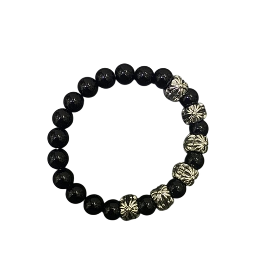 CHROMEHEARTS VOLCANO HALF BEADED BRACELET