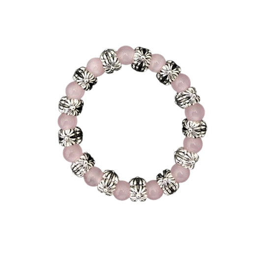 CHROME HEARTS FULL BEADED PINK BRACELET