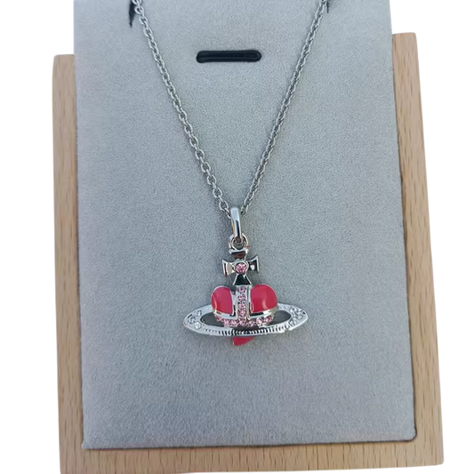 VIVIENNE HEARTWOOD RED PENDANT