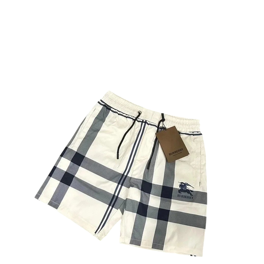 BURBERRY CREAM SHORTS