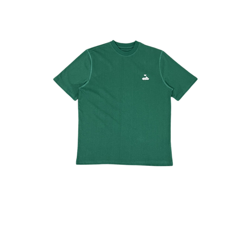 ARTE WHITE MINIMALISTIC SHIRT GREEN