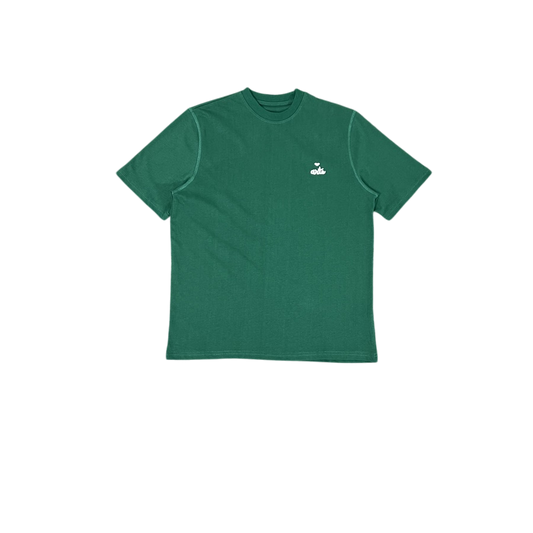 ARTE WHITE MINIMALISTIC SHIRT GREEN