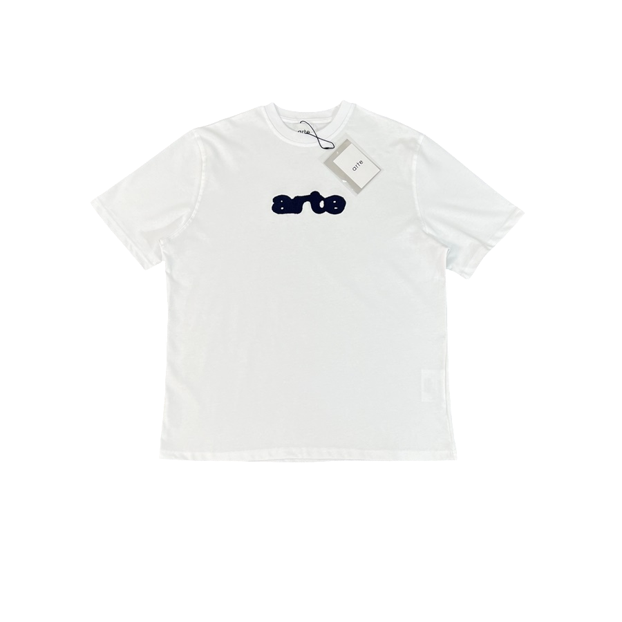 ARTE WHITE MINIMALISTIC SHIRT MID LOGO