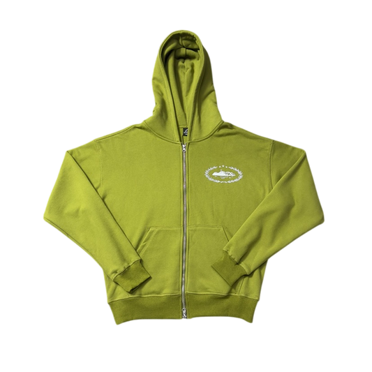 CORTEIZ GREEN ALCATRAZ ZIP UP