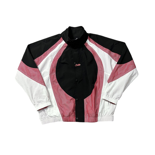 CORTEIZ PINK/WHITE WINDBREAKER JACKET
