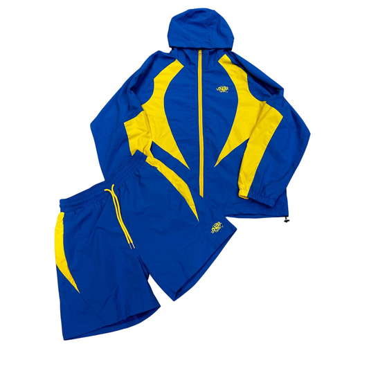 SYNA YELLOW & BLUE TRACKSUIT