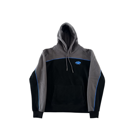 SYNA SYN22 HOODIE BLACK BLUE LINING