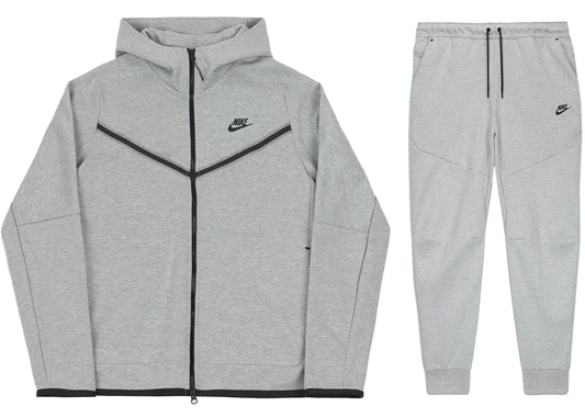 NIKE TECH FLEECE SET GRAY