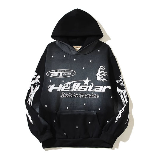 HELLSTAR BLACK HOODIE
