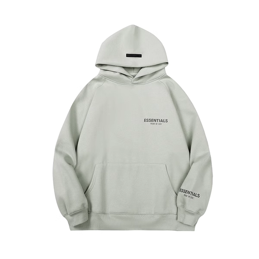 ESSENTIALS MINIMALISTIC MATCHA HOODIE