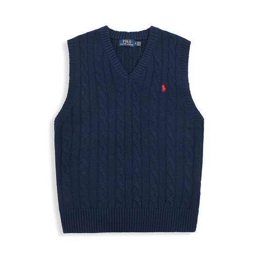 RALPH LAUREN VEST NAVY BLUE