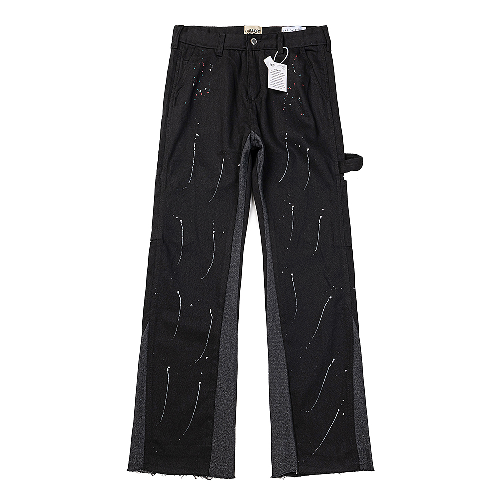 GALLERY DEPT BLACK BAGGY JEANS 4081