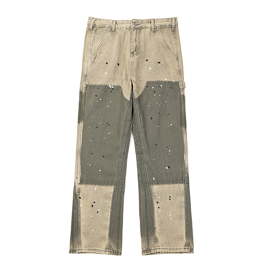 GALLERY DEPT KHAKI BAGGY JEANS 4092