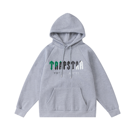 TRAPSTAR HOODIE GREY G/B/W