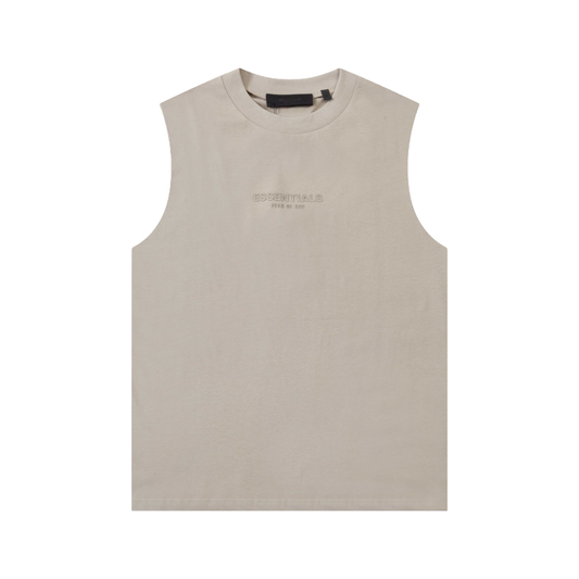 ESSENTIALS SMOKE CLOUD ASH TANK TOP