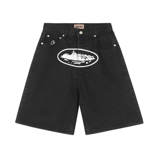 CORTEIZ JEAN SHORTS BLACK