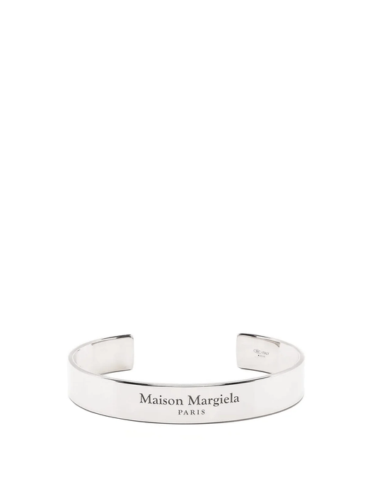 MAISON MARGIELA ENGRAVED CUFF BRACELET POLISHED