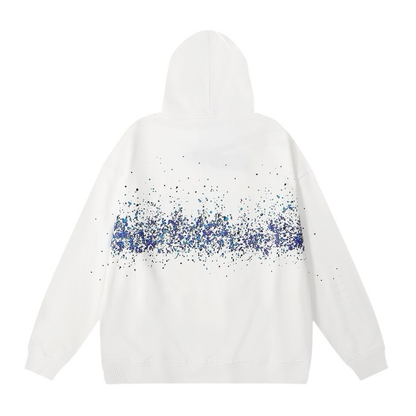 AMIRI SPLATTER WHITE HOODIE